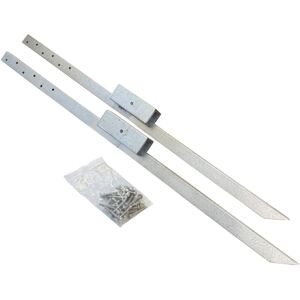 Selections - Fence Post Repair Stakes for Reinforcing Damaged Wooden Posts (Pack of 2) Selections - Fence Post Repair Stakes for Reinforcing Damaged Wooden Posts (Pack of 2)