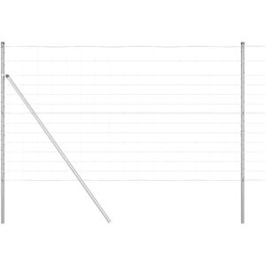 Field Fence Silver 25 x 1.4 m Galvanised steel vidaXL Field Fence Silver 25 x 1.4 m Galvanised steel vidaXL