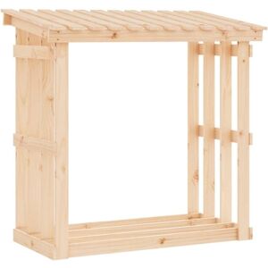 Firewood Rack 108x64.5x109 cm Solid Wood Pine vidaXL Firewood Rack 108x64.5x109 cm Solid Wood Pine vidaXL