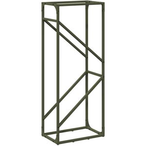 Vidaxl - Firewood Rack Olive Green 40x25x100 cm Cold-rolled steel Vidaxl - Firewood Rack Olive Green 40x25x100 cm Cold-rolled steel