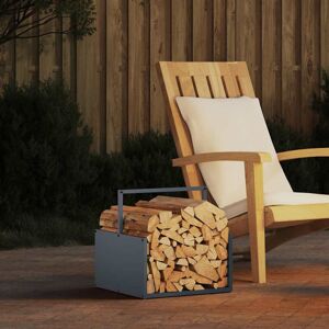 Firewood Rack Anthracite 40x40x40 cm Cold-rolled steel Vidaxl Firewood Rack Anthracite 40x40x40 cm Cold-rolled steel Vidaxl