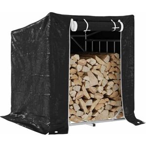 Vidaxl - Firewood Rack with Rain Cover 100.5x100.5x110.5 cm Galvanised Steel Vidaxl - Firewood Rack with Rain Cover 100.5x100.5x110.5 cm Galvanised Steel