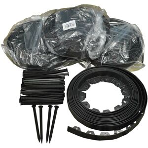 SELECTIONS Flexible Plastic Garden Edging with 80 Pegs (20m) SELECTIONS Flexible Plastic Garden Edging with 80 Pegs (20m)