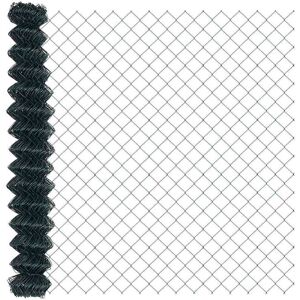 Chain Link Fence Green 10 x 1.6 m Steel vidaXL Chain Link Fence Green 10 x 1.6 m Steel vidaXL