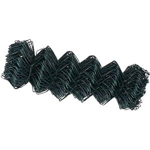Chain Link Fence Green 25 x 0.8 m Steel Vidaxl Chain Link Fence Green 25 x 0.8 m Steel Vidaxl