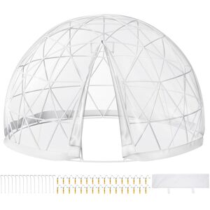 Vevor - Garden Dome 9.5ft Garden Dome Igloo Greenhouse Igloo Dome Geodesic Dome Outdoor Igloo Dome Greenhouse Dome With pvc Cover Geodesic Dome Kit Vevor - Garden Dome 9.5ft Garden Dome Igloo Greenhouse Igloo Dome Geodesic Dome Outdoor Igloo Dome Greenhouse Dome With pvc Cover Geodesic Dome Kit