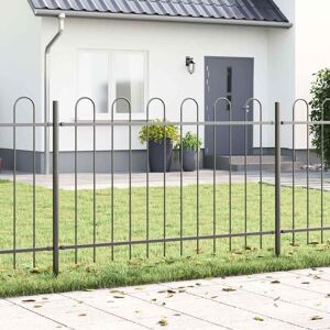 Vidaxl - Garden Fence Grey 3.4 x 1.2 m Powder-coated steel Vidaxl - Garden Fence Grey 3.4 x 1.2 m Powder-coated steel