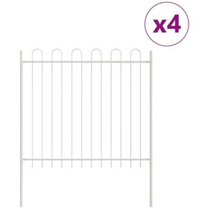 Vidaxl - Garden Fence White 6.8 x 1.5 m Powder-coated steel Vidaxl - Garden Fence White 6.8 x 1.5 m Powder-coated steel