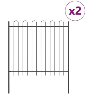 Vidaxl - Garden Fence Grey 3.4 x 1.5 m Powder-coated steel Vidaxl - Garden Fence Grey 3.4 x 1.5 m Powder-coated steel