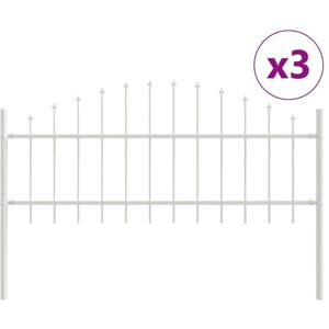 Garden Fence White 510 x 75 cm Vidaxl Garden Fence White 510 x 75 cm Vidaxl