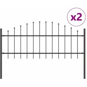 Garden Fence Grey 340 x 75 cm Vidaxl Garden Fence Grey 340 x 75 cm Vidaxl