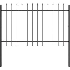 Vidaxl - Garden Fence Grey 1.7 x 0.8 m Powder-coated steel Vidaxl - Garden Fence Grey 1.7 x 0.8 m Powder-coated steel