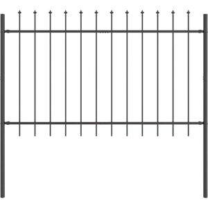 Vidaxl - Garden Fence Grey 1.7 x 1 m Powder-coated steel Vidaxl - Garden Fence Grey 1.7 x 1 m Powder-coated steel