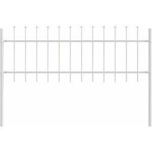 Vidaxl - Garden Fence White 1.7 x 0.6 m Powder-coated steel Vidaxl - Garden Fence White 1.7 x 0.6 m Powder-coated steel