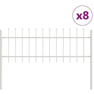 Vidaxl - Garden Fence White 13.6 x 0.6 m Powder-coated steel Vidaxl - Garden Fence White 13.6 x 0.6 m Powder-coated steel