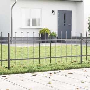 Vidaxl - Garden Fence Grey 13.6 x 0.6 m Powder-coated steel Vidaxl - Garden Fence Grey 13.6 x 0.6 m Powder-coated steel