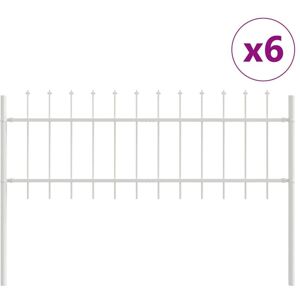 Vidaxl - Garden Fence White 10.2 x 0.6 m Powder-coated steel Vidaxl - Garden Fence White 10.2 x 0.6 m Powder-coated steel