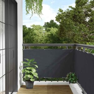 Balcony Privacy Screen Anthracite 300x75 cm pvc Vidaxl Balcony Privacy Screen Anthracite 300x75 cm pvc Vidaxl