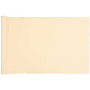vidaXL Garden Privacy Screen Cream 600x75 cm PVC - Privacy Screen vidaXL Garden Privacy Screen Cream 600x75 cm PVC - Privacy Screen