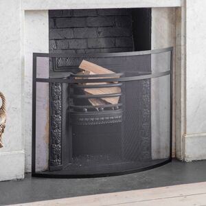 Garden Trading - Bretforton Fire Place Screen Guard Large Black Steel Fireside Garden Trading - Bretforton Fire Place Screen Guard Large Black Steel Fireside