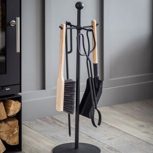Garden Trading - Jutland Fireside Fire Wood Burning Stove Companion Tool Set Black Garden Trading - Jutland Fireside Fire Wood Burning Stove Companion Tool Set Black