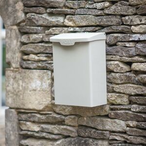 Garden Trading - Shipton Clay Cream Letter Post Mail Box With Lock Wall Mounted Garden Trading - Shipton Clay Cream Letter Post Mail Box With Lock Wall Mounted