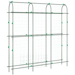 vidaXL Garden Trellis U-Shape Steel Climbing Plant Support vidaXL Garden Trellis U-Shape Steel Climbing Plant Support