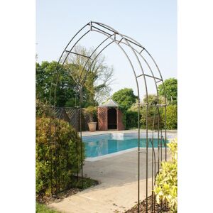 Gothic Arch (Including Ground Spikes) Bare Metal/Ready to Rust - Steel - L53.3 x W142.2 x H223.5 cm Gothic Arch (Including Ground Spikes) Bare Metal/Ready to Rust - Steel - L53.3 x W142.2 x H223.5 cm