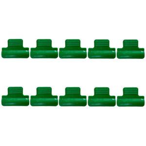 GROOFOO Greenhouse Clamps for Plants Supporting Garden Piles Plastic Net Ring Clip Frame Shadow Mesh Bar Clip GROOFOO Greenhouse Clamps for Plants Supporting Garden Piles Plastic Net Ring Clip Frame Shadow Mesh Bar Clip