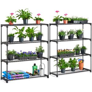 Christow - 4 Tier Greenhouse Staging - Double Pack Christow - 4 Tier Greenhouse Staging - Double Pack