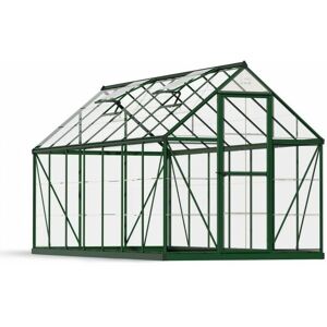 Palram - Greenhouse Harmony 6 x 14 - Polycarbonate - L426 x W185 x H208 cm - Green Palram - Greenhouse Harmony 6 x 14 - Polycarbonate - L426 x W185 x H208 cm - Green