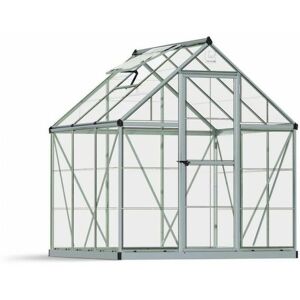 Palram - Greenhouse Harmony 6X6- Polycarbonate - L186 x W185 x H208 - Silver Palram - Greenhouse Harmony 6X6- Polycarbonate - L186 x W185 x H208 - Silver