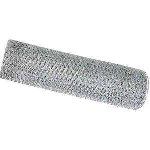 Hexagon Fence Silver 0.5 x 10 m Galvanised steel Vidaxl Hexagon Fence Silver 0.5 x 10 m Galvanised steel Vidaxl