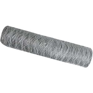 Hexagon Fence Silver 0.4 x 10 m Galvanised steel Vidaxl Hexagon Fence Silver 0.4 x 10 m Galvanised steel Vidaxl