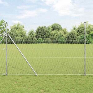 Hexagon Fence Silver 1.6 x 10 m Galvanised steel Vidaxl Hexagon Fence Silver 1.6 x 10 m Galvanised steel Vidaxl