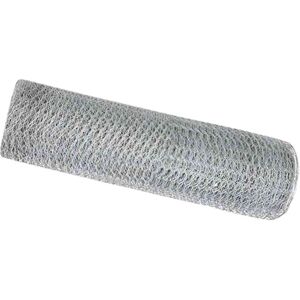 Hexagon Fence Silver 0.6 x 10 m Galvanised steel Vidaxl Hexagon Fence Silver 0.6 x 10 m Galvanised steel Vidaxl