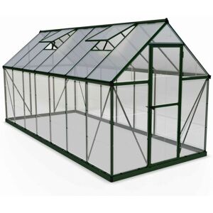 Palram - Greenhouse Hybrid 6 x 14 - Polycarbonate - L426 x W185 x H208 cm - Green Palram - Greenhouse Hybrid 6 x 14 - Polycarbonate - L426 x W185 x H208 cm - Green