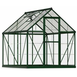 Palram - Greenhouse Hybrid 6 x 8 - Polycarbonate - L247 x W185 x H208 cm - Green Palram - Greenhouse Hybrid 6 x 8 - Polycarbonate - L247 x W185 x H208 cm - Green
