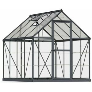 Palram - Greenhouse Hybrid 6 x 8 - Polycarbonate - L247 x W185 x H208 cm - Grey Palram - Greenhouse Hybrid 6 x 8 - Polycarbonate - L247 x W185 x H208 cm - Grey