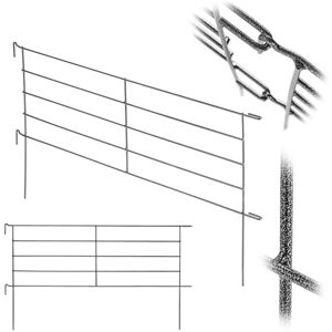 KADAX Garden Fence Welded Metal Fence Palisade Fence 100cm High KADAX Garden Fence Welded Metal Fence Palisade Fence 100cm High