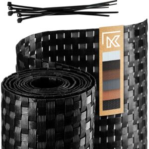 KADAX privacy screen for balcony, terrace, fence, 1x7m, black KADAX privacy screen for balcony, terrace, fence, 1x7m, black
