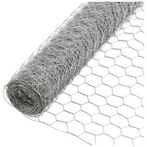 Kingfisher - Galvanised Chicken Wire Mesh Netting Cage Aviary Fence 6m x 0.9m 25mm Kingfisher - Galvanised Chicken Wire Mesh Netting Cage Aviary Fence 6m x 0.9m 25mm