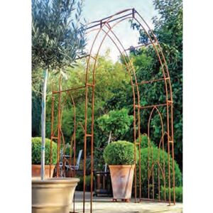 Large Gothic Arch (Including Ground Spikes) - Steel - L53.3 cm - Bare Metal/Ready to Rust Large Gothic Arch (Including Ground Spikes) - Steel - L53.3 cm - Bare Metal/Ready to Rust