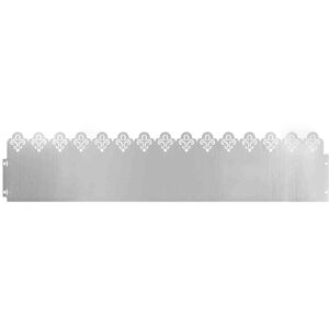Lawn Edgings 10 pcs Silver 103 x 0.05 x 22 cm Galvanised Steel vidaXL Lawn Edgings 10 pcs Silver 103 x 0.05 x 22 cm Galvanised Steel vidaXL