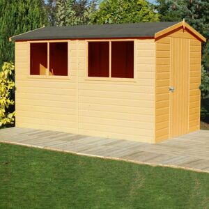 SHIRE Lewis Handmade Garden Shed Approx 12 x 8 Feet SHIRE Lewis Handmade Garden Shed Approx 12 x 8 Feet