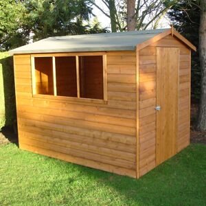 SHIRE Lewis Handmade Garden Shed Approx 8 x 6 Feet SHIRE Lewis Handmade Garden Shed Approx 8 x 6 Feet