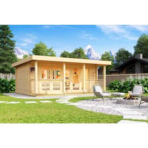 Lasita Maja - Liverpool 1-Log Cabin, Wooden Garden Room, Timber Summerhouse, Home Office - L610 x W460 x H231.2 cm Lasita Maja - Liverpool 1-Log Cabin, Wooden Garden Room, Timber Summerhouse, Home Office - L610 x W460 x H231.2 cm