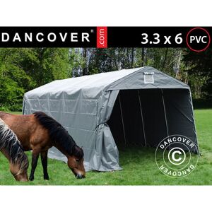 DANCOVER Livestock shelter 3.3x6x2.4 m , PVC, Grey DANCOVER Livestock shelter 3.3x6x2.4 m , PVC, Grey