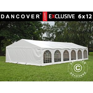 Dancover - Carpa para fiestas 6x12m PVC Arched - White - Party Tent Dancover - Carpa para fiestas 6x12m PVC Arched - White - Party Tent