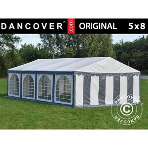 DANCOVER Marquee Party tent Pavilion Original 5x8 m PVC 900, Grey/White DANCOVER Marquee Party tent Pavilion Original 5x8 m PVC 900, Grey/White